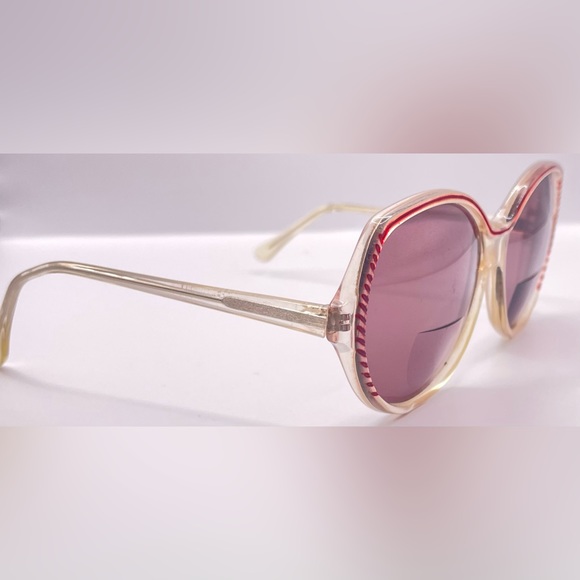 Diplomat Accessories - Vintage Diplomat Brown Oval Sunglasses Frames Only